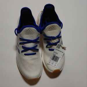 Adidas White and Blue Cloudfoam Pure Women's Sportwear, Size 6.5 NWT